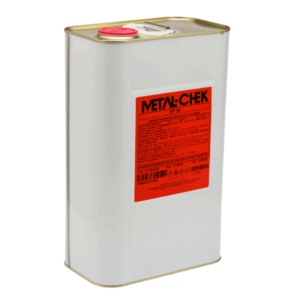 Metal-Chek VP-30 – Líquido Penetrante Lavável a Água Tipo Método