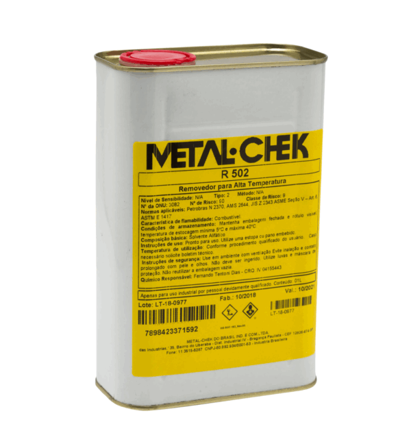 Removedor Metal-Chek R 502 (1L) Para Alta Temperatura